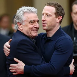 photo Pablo Escobar hugging mark zuckerberg
