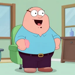 cartoon of peter griffin dressed as nostalgia critic