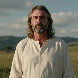 Bolsonaro as Jesus, film still