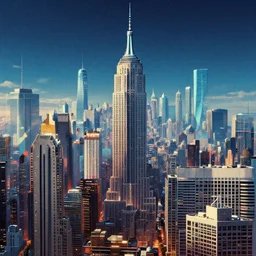 a retro futurism image of new york city, classic sci - fi concept art, concept art, by raymond sebastian, highly detailed