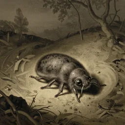 a dust mite by gustave dore