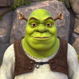 shrek with the face as the rock ( “ shrock ” )
