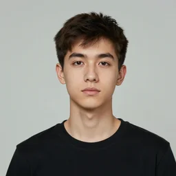 a portrait of a 20 year old man