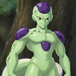 frieza in the style of studio ghibli, ghibli art, hq, high detail, smooth, inspired by hayao miyazaki