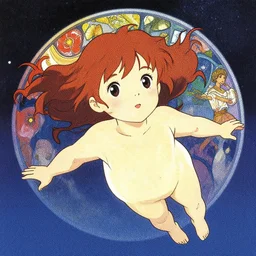 dithered portrait of a young girl floating in space, colorful, cute face by ilya kuvshinov, yoshinari yoh, makoto shinkai, katsura masakazu, dynamic pose, mads berg, ( kyoani ), rounded eyes, illustration, anime poster, anime visual, alphonse mucha, halftone shading