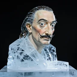 ice sculpture by salvador dali, trending on artstation, favorites on deviantart, high quality art. artwork masterpieces, award winning
