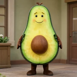rupert grint inside a real avocado costume