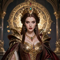 queen of magic, godly, beautiful, intricate, hyper detailed, octane, 4 k