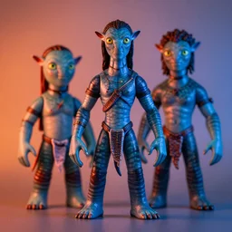 cronenberg flesh monster avatar na'vi by wayne barlow and greg rutkowski and donato giancola, action figure, sofubi, studio lighting, colored gels, colored background, xf iq 4, 1 5 0 mp, 5 0 mm, f 1. 4, iso 2 0 0, 1 / 1 6,