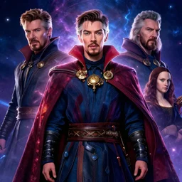 margot robbie as dr strange by stanley artgerm lau, greg rutkowski, leonardo divinci, character design, concept art, key art, 4 k, 8 k, octane render, trending on artstation, gorgeous lighting, mystical cosmic feelings,