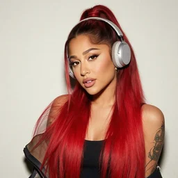 ariana grande listening to whole lotta red by playboi carti,