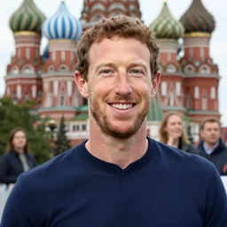 smiling mark zuckerberg in moscow kremlin, by nicoletta ceccoli, mark ryden, lostfish, max fleischer, hyper realistic, artstation, illustration, digital paint, matte paint, vivid colors, bright, cheerful, detailed and intricate environment