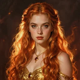 sorceress, fire emblem, genevieve o'reilly, art by artgerm and greg rutkowski and magali villeneuve, portrait