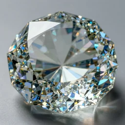 artwork with only triangles, looking like the skin of a diamond with reflections, ultra realistic, color reflections, glass, diamond