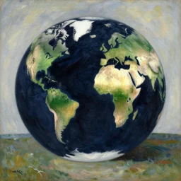 a black portal that is slowly enveloping the entire world from an ants perspective. By Jordan Grimmer. By Berthe Morisot