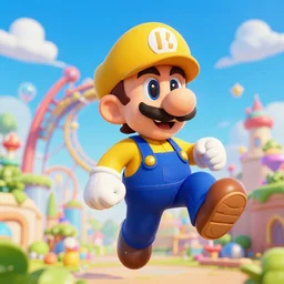 waluigi in la noria ( great graphics, high quality )