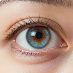a very detailed and sharp image of a human eye
