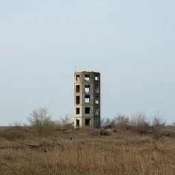 distant abandoned tower