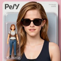 emma watson with sunglasses, action figure