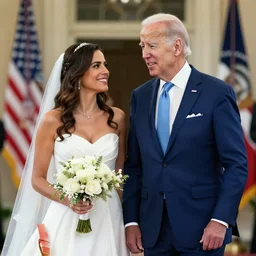 wedding of joe biden and luisa sonza, 4 k