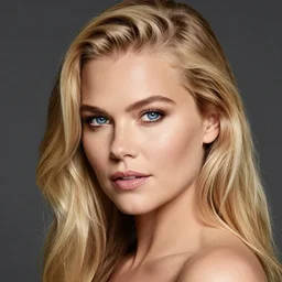 The most beautiful swedish woman ever seen, blue eyes, blonde, stunning, award-winning, studio photo,