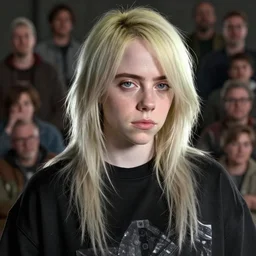 a potrait of billie eilish as an anime, fine, realistic, shaded, lighting, ilya, kuvshinov, katsuhiro, artgerm, jeremy, lipkin, michael, garmash, unreal, engine, 5, radiant, light, detailed, intricate, environment