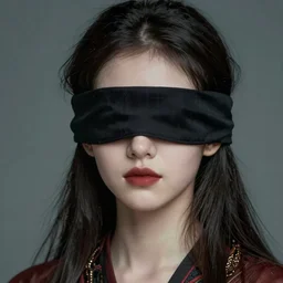 detailed picture of blindfolded girl, fantasy, trending on artstation