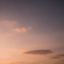 the shadows slowly creep further as the peach - toned clouds fade into a star - speckled canopy