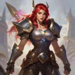 Natalie Dormer as a League of Legends champion. Digital Art