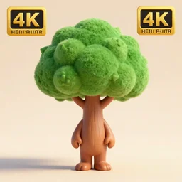 Happy Tree Friends, 3D Render, Octane Render, 4k