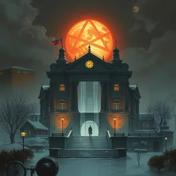 ohio architecture and symbols by greg rutkowski, trending on artstation, favorites on deviantart, high quality art. artwork masterpieces, award winning