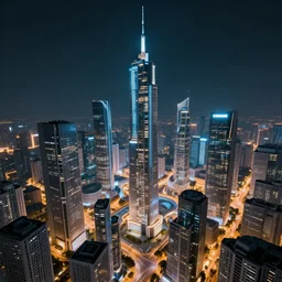 futuristic city