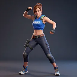 Emma Watson doing the Fortnite Default dance, hyperrealistic, 8k UHD, studio photography, high quality, high detail, stunning lighting