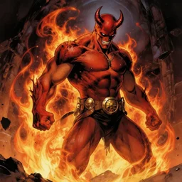 Devils and Flames artwork by Alex Ross - n 9