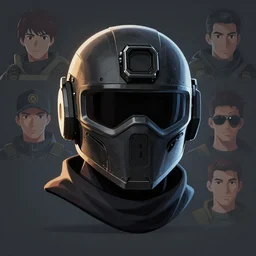 robot ninja mask helmet  swat call of duty modern warfare 2022 Video game icon design , 2d game fanart behance hd by Jesper Ejsing, by RHADS, Makoto Shinkai and Lois van baarle, ilya kuvshinov, rossdraws global illumination