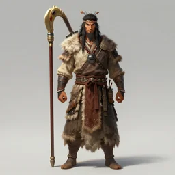 male shaman warrior, artstation