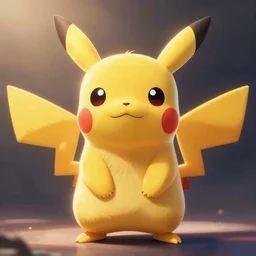 lofi BioPunk Pokemon Pikachu portrait Pixar style by Ross Tran