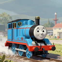 Thomas the tank engine as a Marauder battlemech
