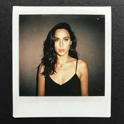 candid photo of Gal Gadot, polaroid, ca. 1996