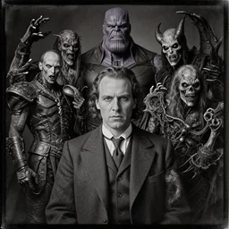 the platonic ideal of daguerrotype portrait of a 1 9 4 0's of cletus kasady ultimate carnage thanos dementor doctor manhattan chtulu nazgul, detailed, intricate, hyperrealism, intense, scary, decay, dmt, art by brock hofer and artgerm and greg rutkowski and alphonse mucha