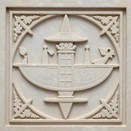 detailed section of a decorative stone panel ornamented with schematic for vimana. Hindu artifact, 4K high quality museum collection photograph