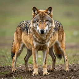 professional photograph of a mud - colored wolf, high quality, hd, 8 k, 4 k, magnificent, award - winning, nature, nature photography, awe - inspiring, highly detailed, amazing