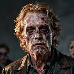 A zombie with the face of Jordan Peterson