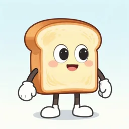 [ bread toast ] character