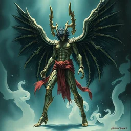 album cover of vitruvian action figure by akihiko yoshida
