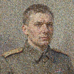 a soviet man portrait, artistation render