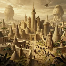 a city in the lord of the rings designed by tolkien to be a fantasy portrayal of african civilization