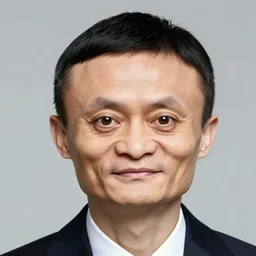 jack ma tiny face enlarge cranium photo portrait