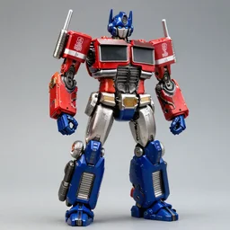 optimus prime figurine by roman lappat, 4 k, highly detailed, sharp focus, artstation unreal
