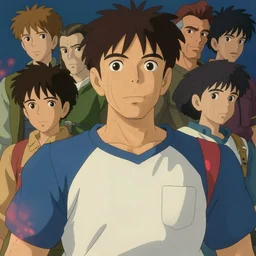 ! dream massive athlete unshaved, french colors on his shirt, art by studio ghibli and j. c. leyendecker and greg rutkowski and artgerm and ilya kuvshinov, portrait, d & d, fantasy, highly detailed, digital painting, headshot, trending on artstation, concept art, sharp focus, illustration